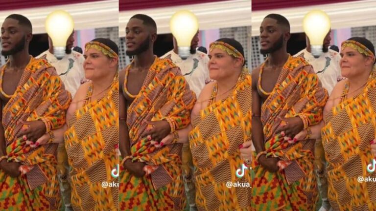 21-year-old Ghanaian man marries a 63-year-old white woman – video