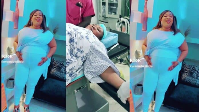 Emotional trending audio of Dr Grace Boadu crying like a baby after an alleged miscarriage