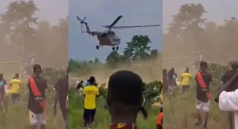 VIDEO: 14 passengers rescued after Ghana Airforce helicopter's force landing - watch